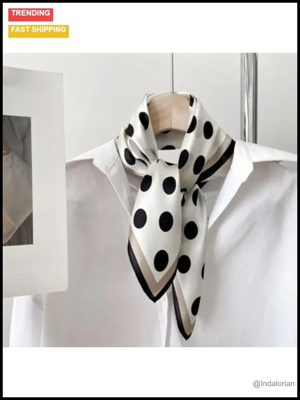 100% Mulberry Silk Neck Scarf 21x21 Square Lightweight Fashion Accessory